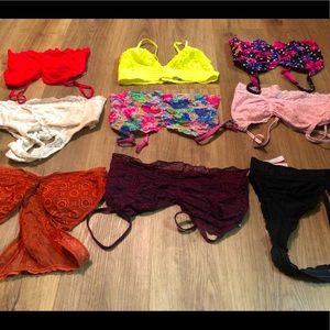 Mix small/medium Victoria Secret & other bralettes